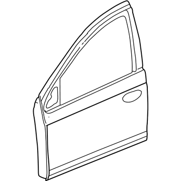 Mopar 5012461AJ Door Shell, Front Driver Side