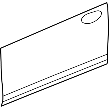 Mopar 4783632 Outer Panel, Front Passenger Side