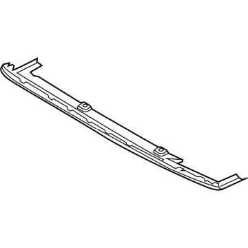 Mopar 6XJ19RXNAA Lower Trim Panel, Black, Rear
