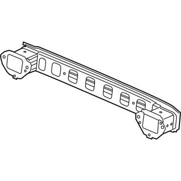 Mopar 68455619AA Impact Bar, Rear