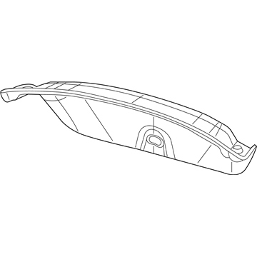 Mopar 1WW42VXLAD Trunk Lid Trim