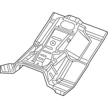 Jeep 68298262AC Transmission Tunnel
