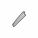 Mopar 68350294AA Side Trim, Outer