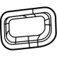 Mopar 6TL02SD4AA Seat Belt Bezel, Gray, Rear Passenger Side