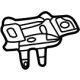 Mopar 68375575AC Hinge, Rear