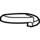 Mopar 68231983AB Upper Insulator, Rear
