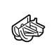 Mopar 68172234AA Rail Reinforcement, Rear Driver Side