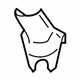 Mopar 5VT47DX9AB Mirror Cover, Front Upper