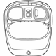 Mopar XZ551W1AA Overhead Console, Upper