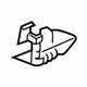 Mopar 5LJ82DX9AA Track End Cap, Gray