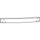 Mopar 68209675AA Impact Bar, Rear