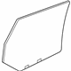 Mopar 55113618AD Door Glass, Rear Passenger Side
