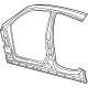 Mopar 68265440AG Aperture Panel, Outer Passenger Side