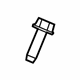 Mopar 6106058AA Hinge Screw