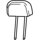 Mopar 7RP94U0EAA Headrest, Center, Red, Rear