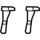 Mopar 5YS21JXWAA Headrest Guide, Rear