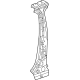 Mopar 68611849AA Inner Center Pillar