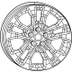 Mopar 4755435AA Wheel, Alloy