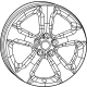 Mopar 4755427AB Wheel, Alloy