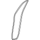 Mopar 68607074AA Body Weatherstrip, Front