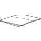 Mopar 68091790AB Sunroof Glass