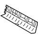Mopar 1AM15BD1AB Seat Back Panel, Rear Lower Driver Side