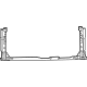 Mopar 68321553AH Tail Gate Frame, Rear