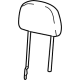 Mopar 7RE80U0XAA Headrest, Front
