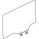 Mopar 68378782AB Door Glass, Rear Passenger Side