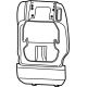 Mopar 5RT15DX9AE Seat Back Panel, Black, Front Driver Side