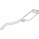 Mopar 68030054AA Muffler W/Tpipe