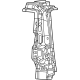 Mopar 68350032AE Rear Pillar