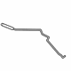 Mopar 68445058AA Lock Rod, Black, Front Passenger Side