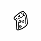 Mopar 4814460AB Hinge, Front Upper