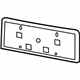 Mopar 5VF24RXFAA License Bracket, Front