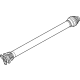 Mopar 68458175AA Drive Shaft