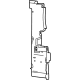 Mopar 68443856AA Air Guide, Front Passenger Side
