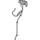 Mopar 6QY85TX7AB Release Cable, Rear Driver Side