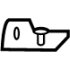 Mopar 68543804AA Radiator Bracket, Passenger Side