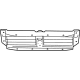 Mopar 68488785AD Radiator Shutter Assembly, Front Lower