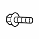 Mopar 6510329AA Defroster Grille Bolt
