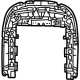 Mopar 68542097AA Trim Bezel, Front