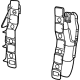 Mopar 68545856AA Bolster Pad, Front Passenger Side