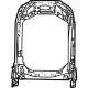 Mopar 68376555AA Seat Back Frame, Front