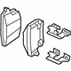 Mopar 68501808AA Brake Pads, Rear