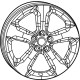 Mopar 4755428AB Wheel, Alloy