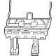 Mopar 68544899AA Cushion Frame, Rear Driver Side