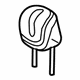 Mopar 5RP761W1AA Headrest, Rear Outer