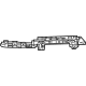 Mopar 6UC01TX7AA Column Filler, Black