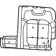 Mopar 68376069AD Seat Back Pad, Rear Driver Side